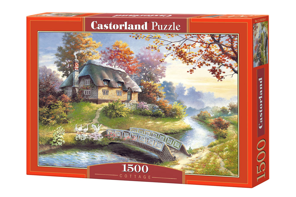 Puzzle Castorland din 1500 de piese - Casuta