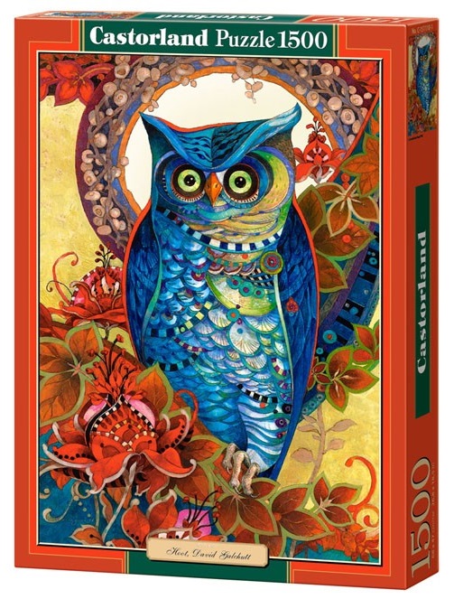 Puzzle Castorland din 1500 de piese - Bufnita