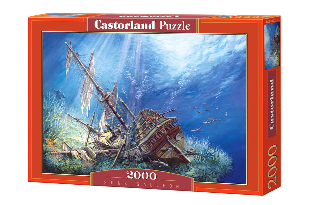 Puzzle Castorland din 2000 de piese - Nava scufundata
