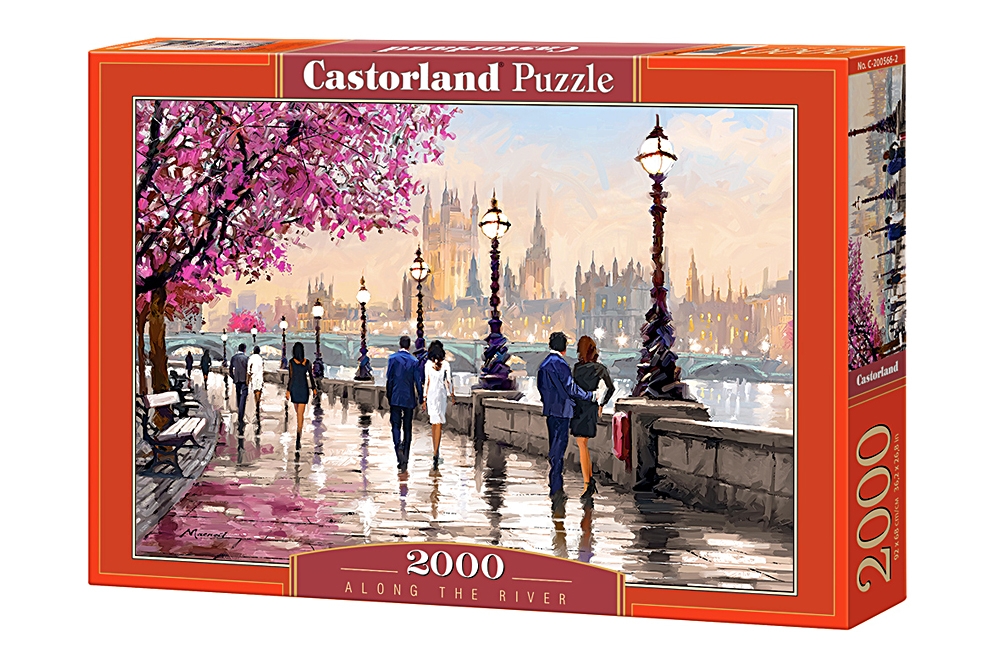 Puzzle Castorland din 2000 de piese - Poteca de langa rau
