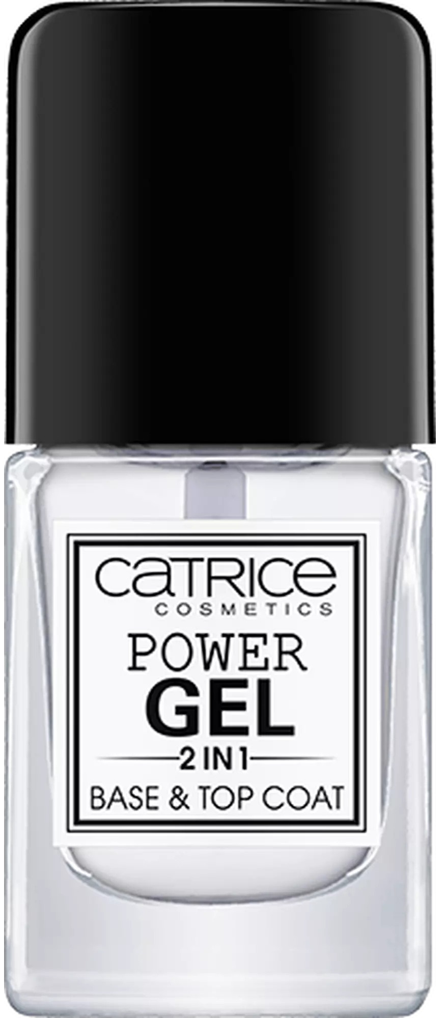 Catrice Bază și top coat Power Gel 2 in 1, 10.5 ml