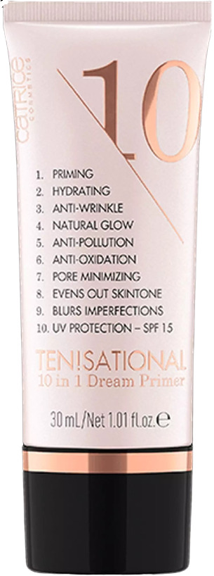 Catrice Bază de machiaj 10 în 1 Ten!sational, SPF15, 30 ml