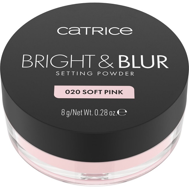 Catrice Pudră fixatoare pentru față Bright & Blur, 020 Soft Pink, 8 g