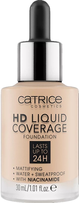 Catrice Fond de ten HD Liquid Coverage, 010 Light Beige, 30 ml