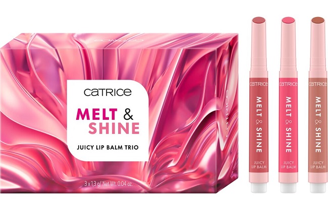 Catrice Set de balsam de buze Melt & Shine Juicy, 3 x 1.3 g