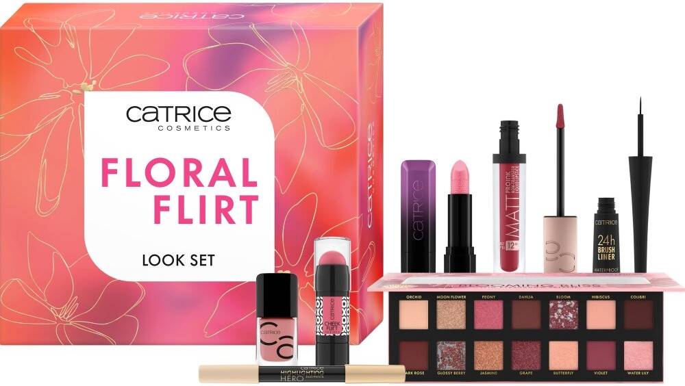 Catrice Set Floral Flirt Look, 7 piese