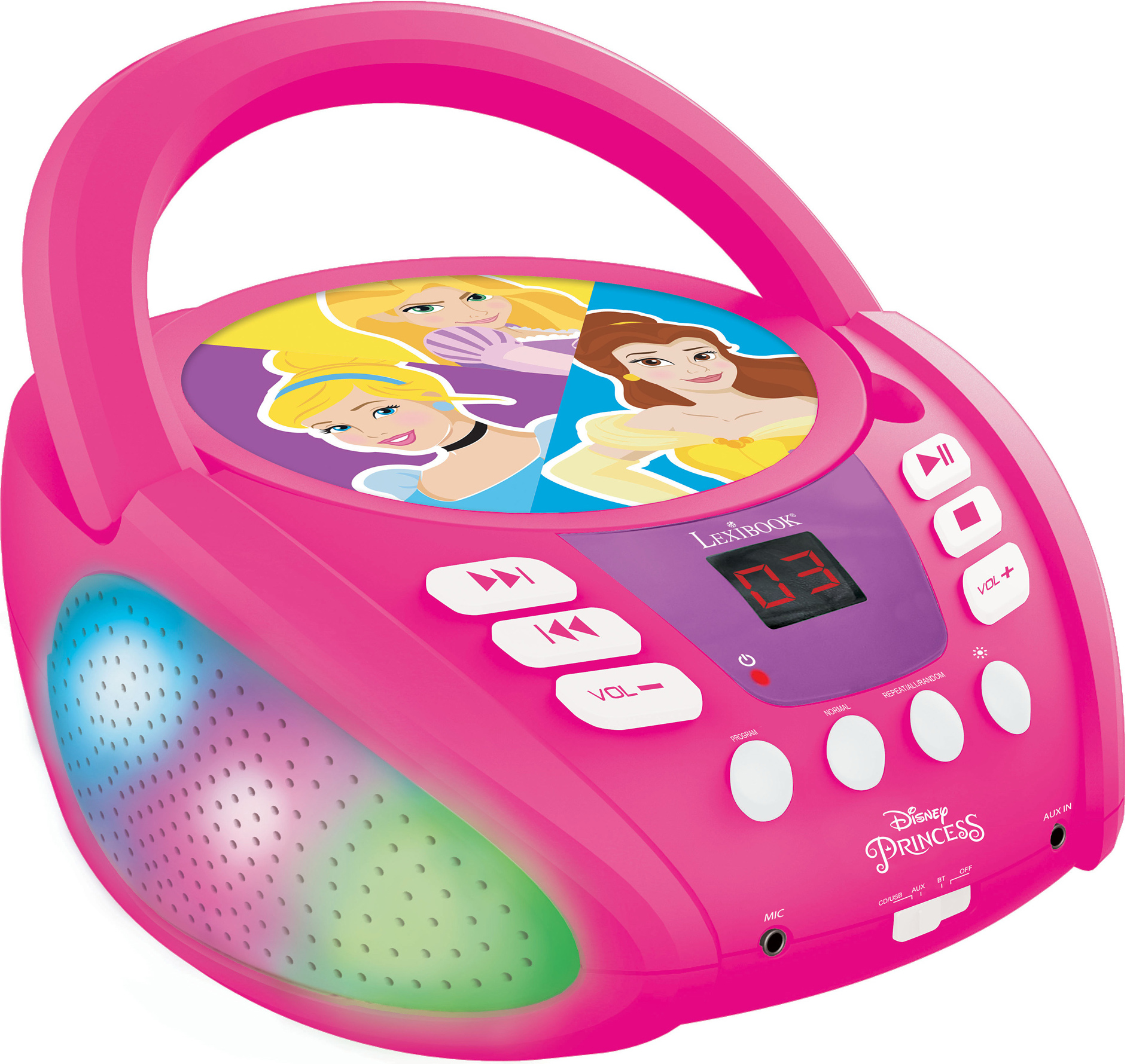 CD player Lexibook - RCD109DP, Disney Princess
