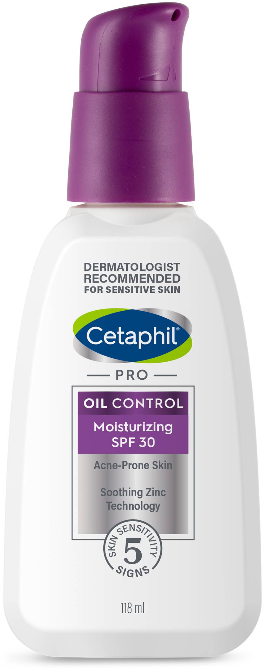 Cetaphil Pro Oil Control Fluid facial hidratant și matifiant, SPF30, 118 ml