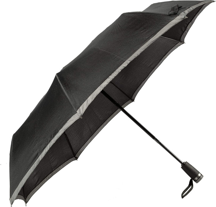 Umbrelă Hugo Boss Gear – negru-gri