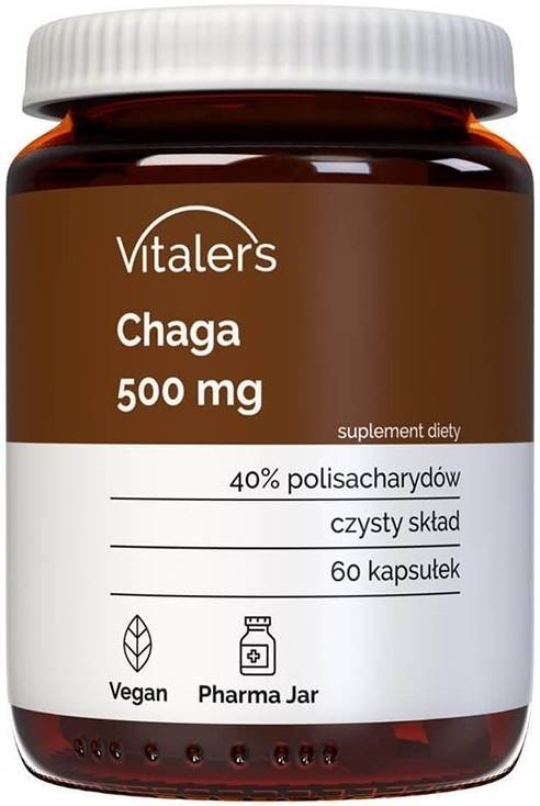 Chaga, 500 mg, 60 capsule, Vitaler's