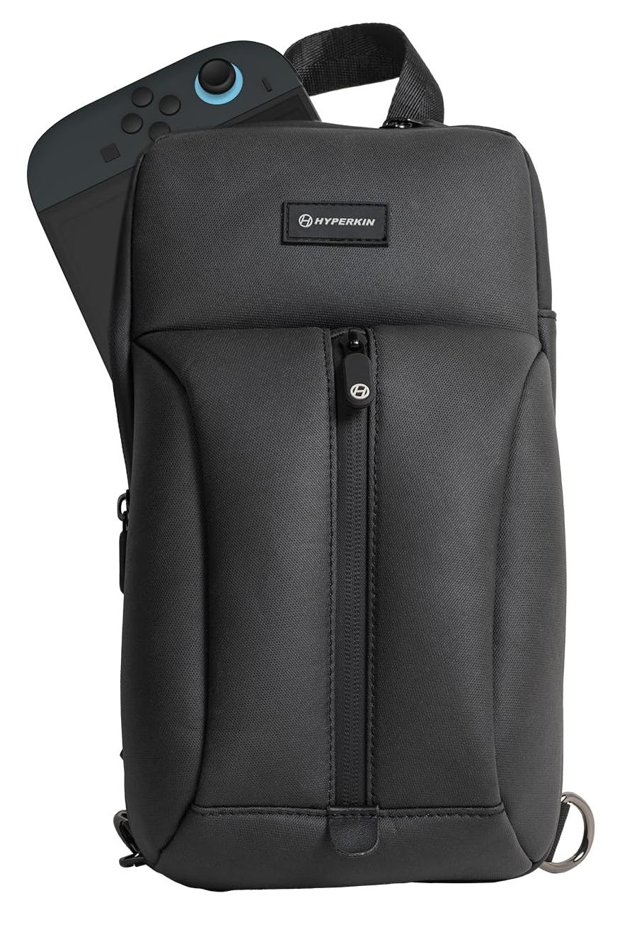 Sac Hyperkin - Bolt Sling Bag, negru (Nintendo Switch 2)