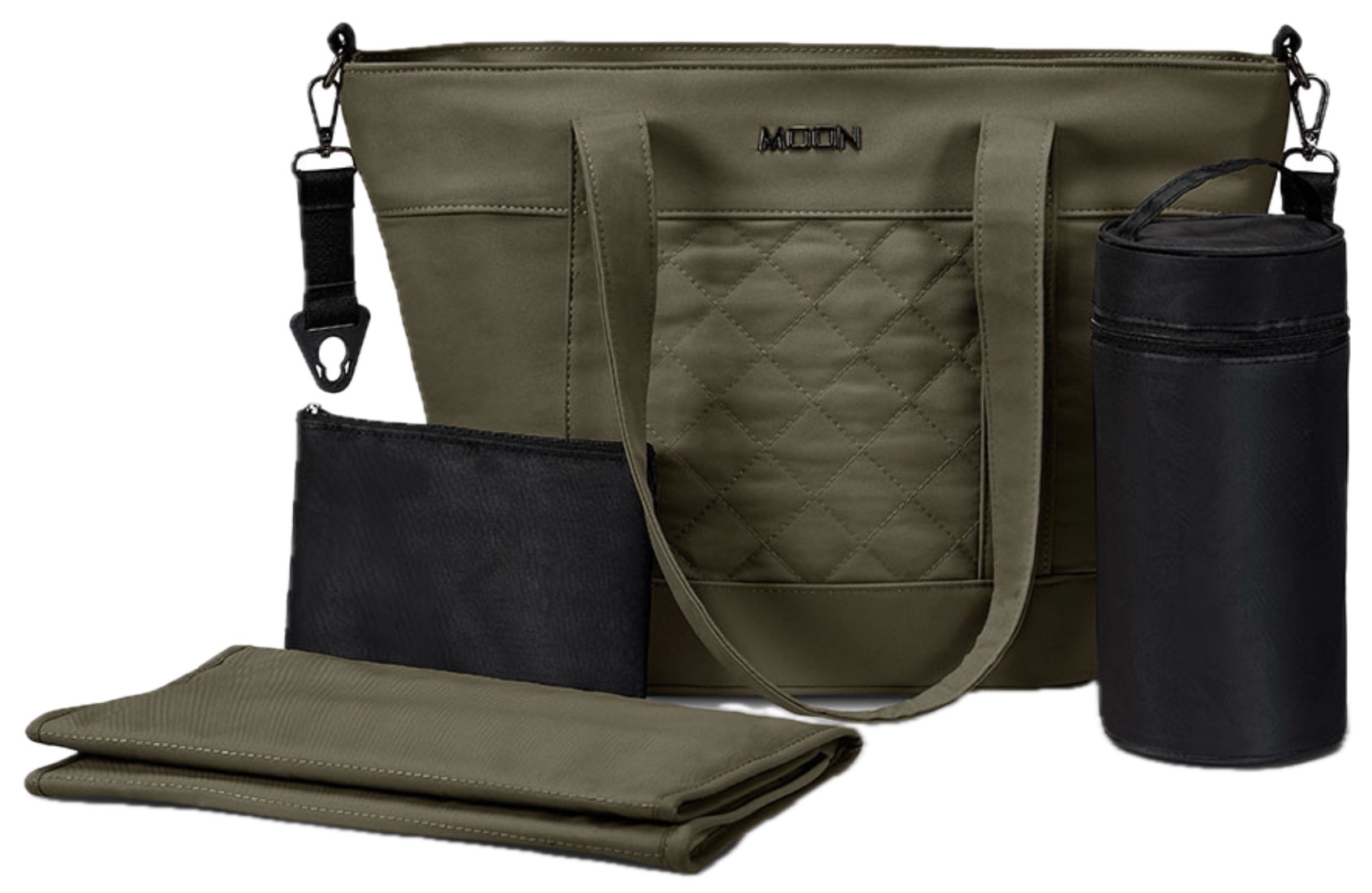 Geantă de accesorii Мoon - V-Shape, Moss Green