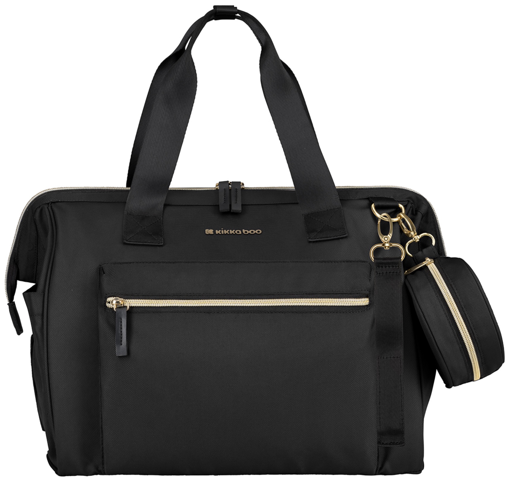 Geantă pentru accesorii pentru bebeluși KikkaBoo - Maxi, Black