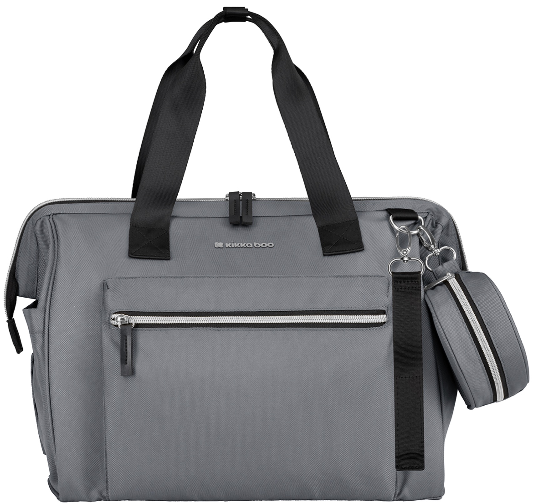 Geantă pentru accesorii pentru bebeluși KikkaBoo - Maxi, Grey