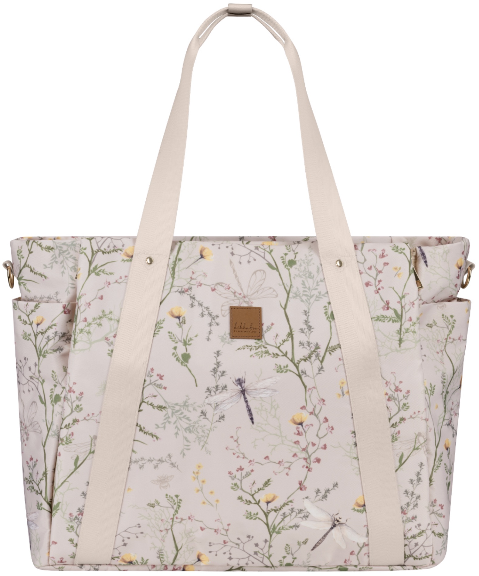 Geantă pentru accesorii bebeluși KikkaBoo Secret Garden - Florence, Beige