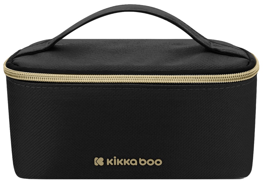 Geantă pentru alimente KikkaBoo - Foody, 19 x 10 x 7 cm, Black