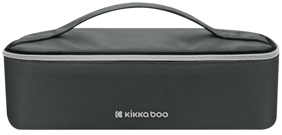 Geantă pentru alimente KikkaBoo - Foody, 28 x 10 x 8 cm, Dark Grey