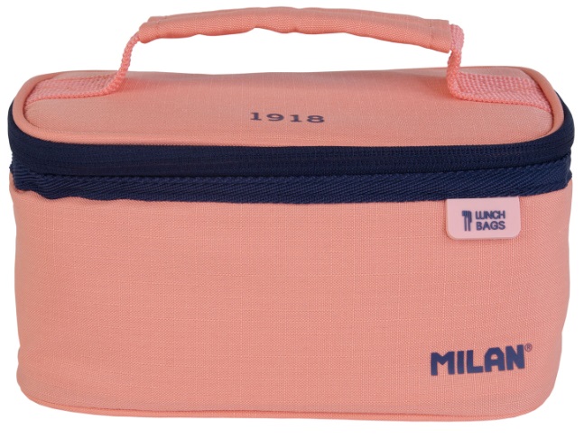 Geantă de prânz Milan 1918 - cu 1 cutie, roz, 1.5 l