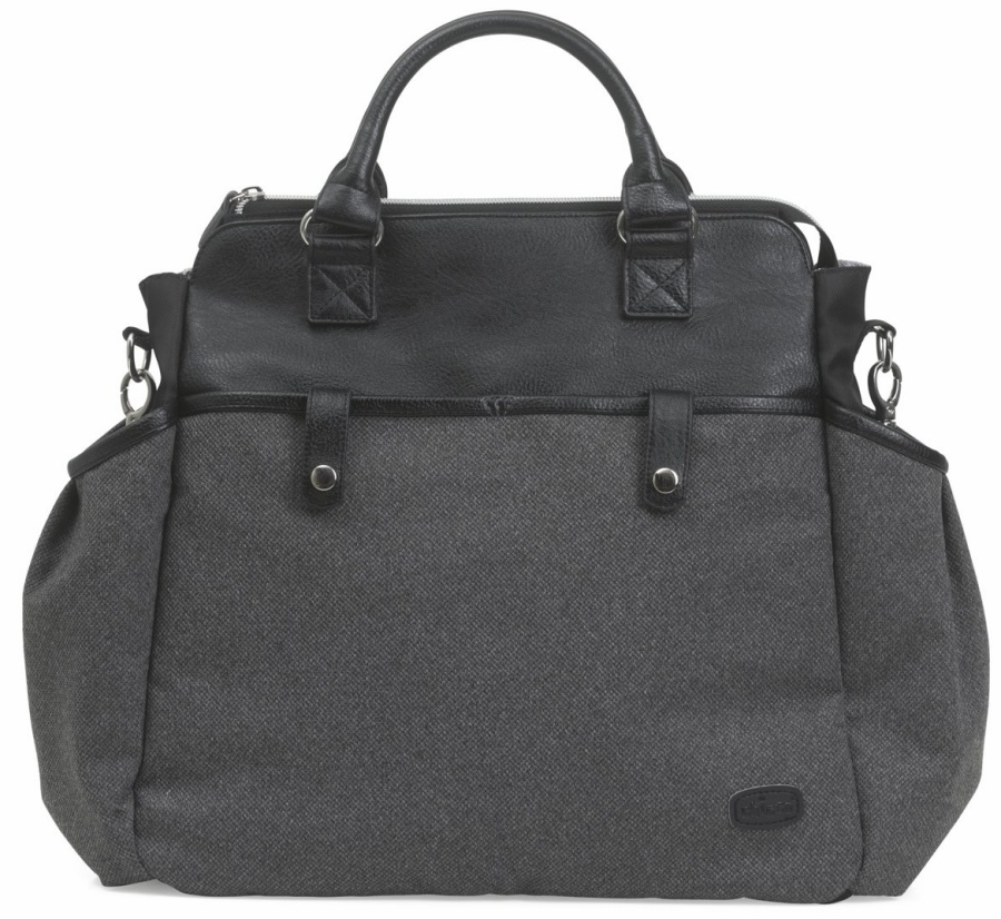 Geantă pentru cărucior  Chicco - Mysa, Black Satin