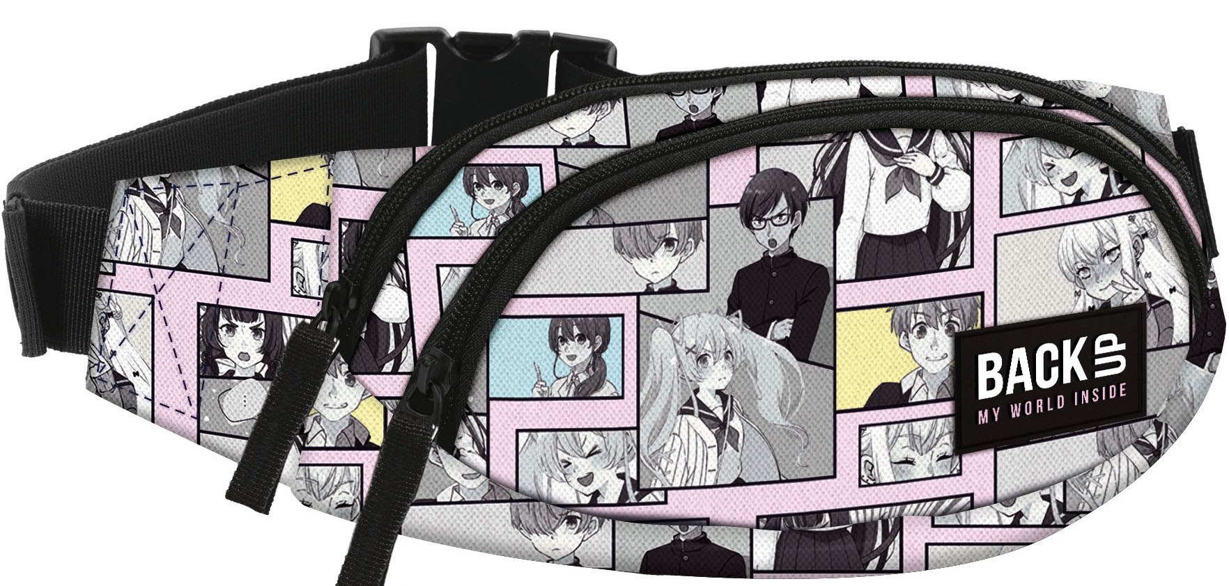 Borsetă de brâu Back Up 6 A - Pastel Manga