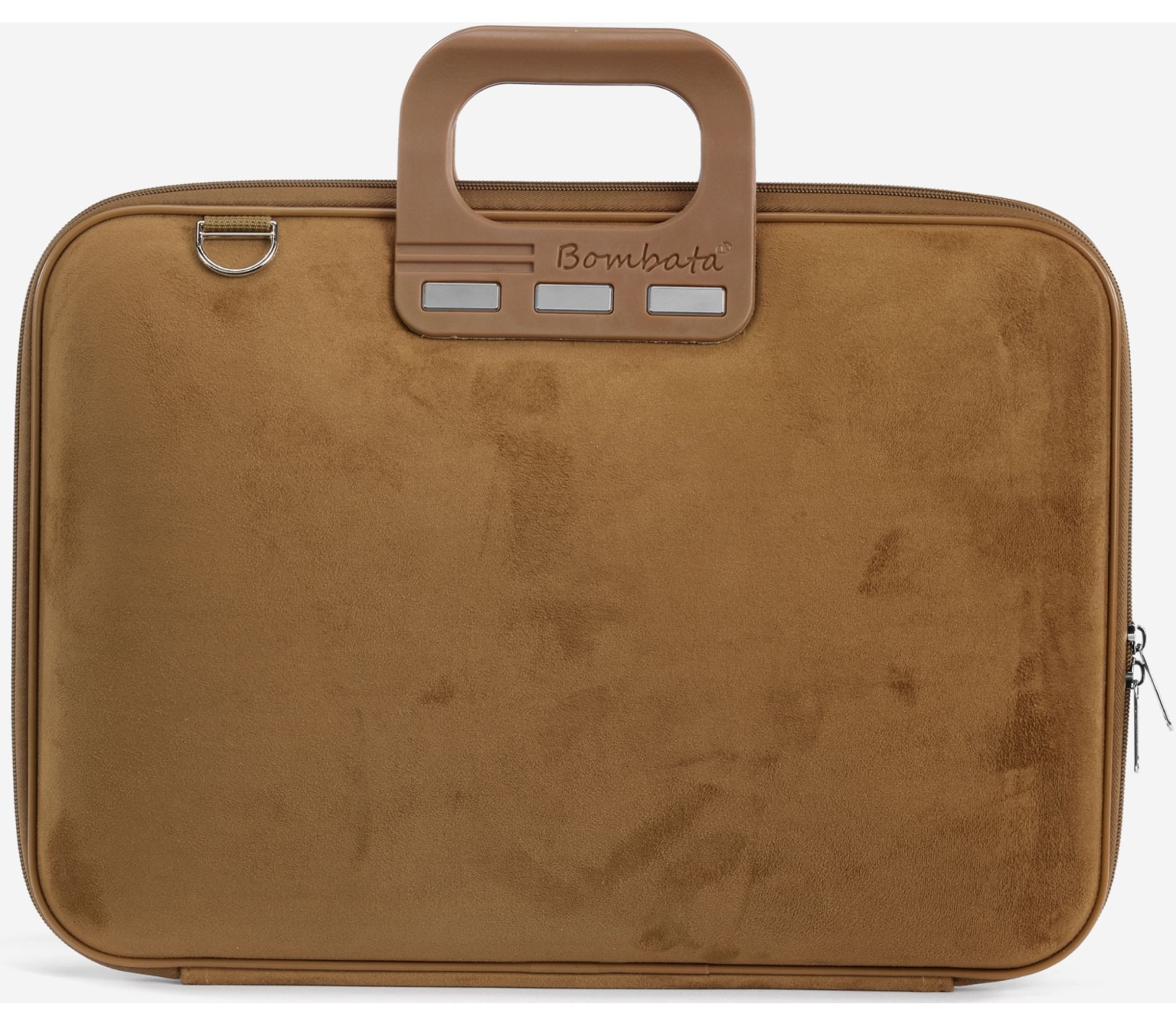 Geanta Bombata Laptop - Camoscio, 16'', maro