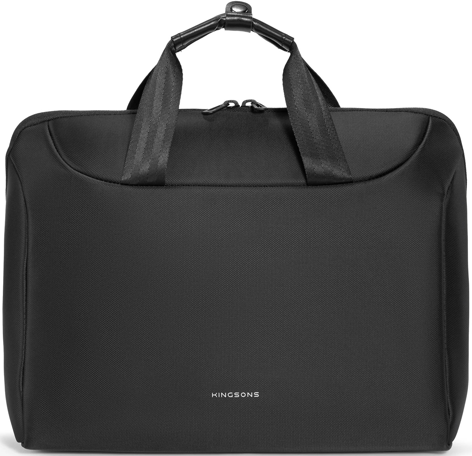 Geantă pentru laptop Kingsons - Forma, 15.6'', negru