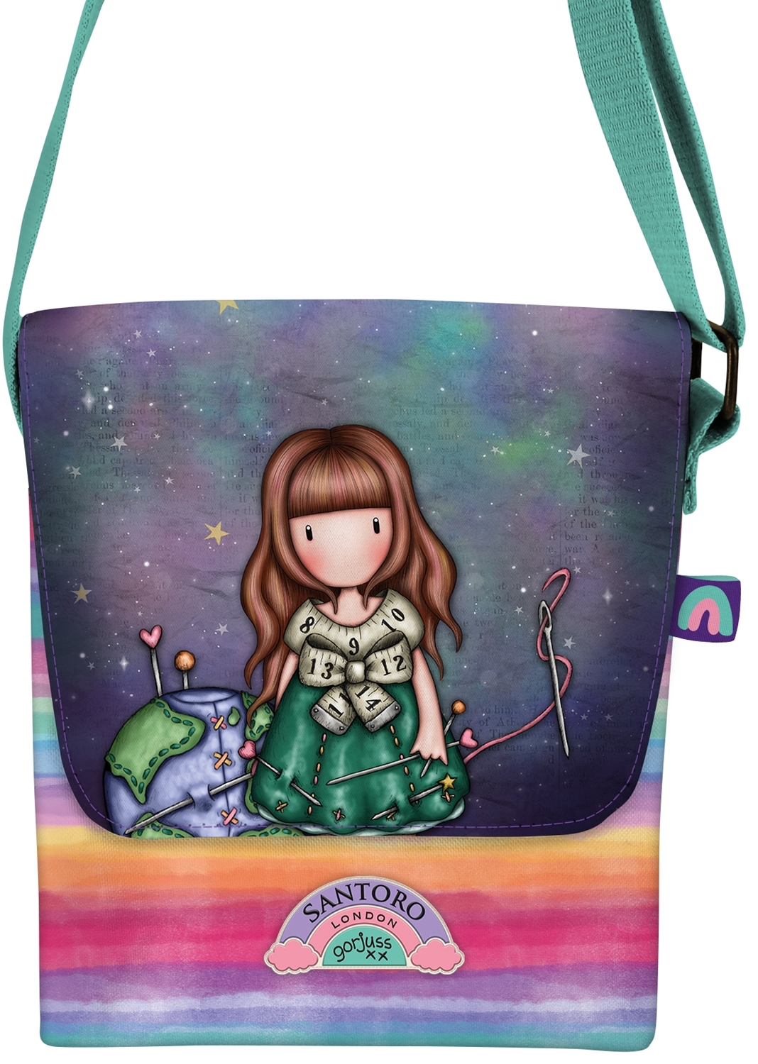 Santoro Gorjuss Shoulder Bag - Be Kind To Our Planet