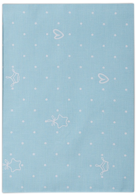 Cearșaf din ranfors Lorelli - 150 х 100 cm, albastru