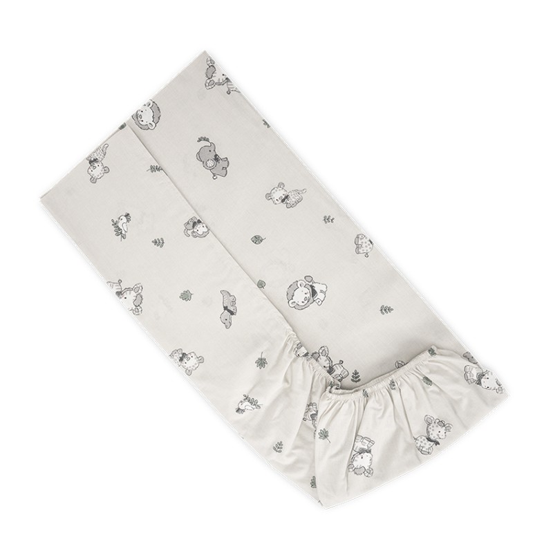 Cearșaf cu elastic Lorelli - 70 x 140 + 15 cm, Jungle