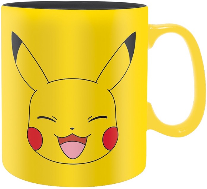 Pahar ABYstyle Games: Pokemon - Pikachu Face, 460 ml