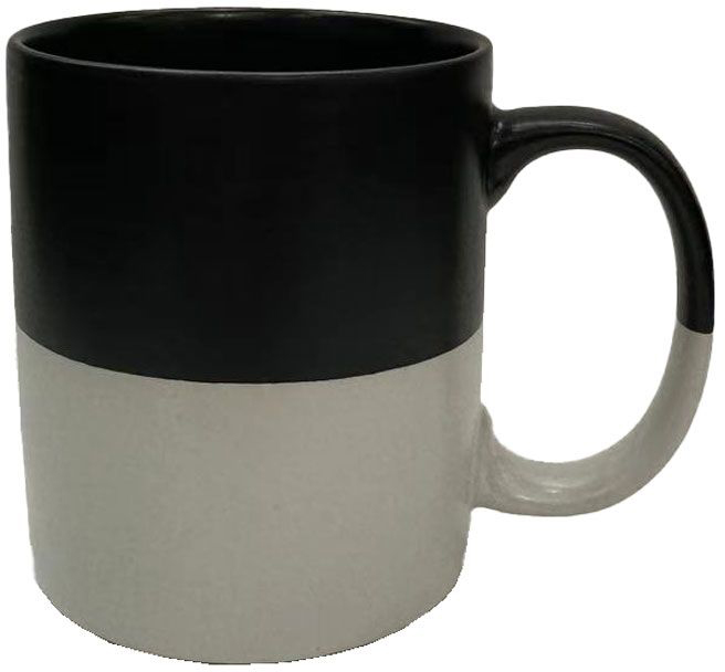 Cană Maison - Good Morning, 330 ml, negru-alb