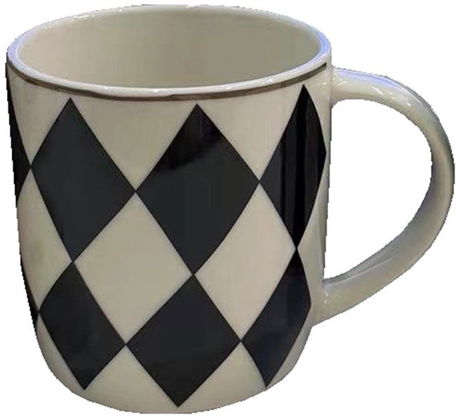 Ceaşcă  Maison - Jolie Rombus, New Bone China, în romburi, 350 ml