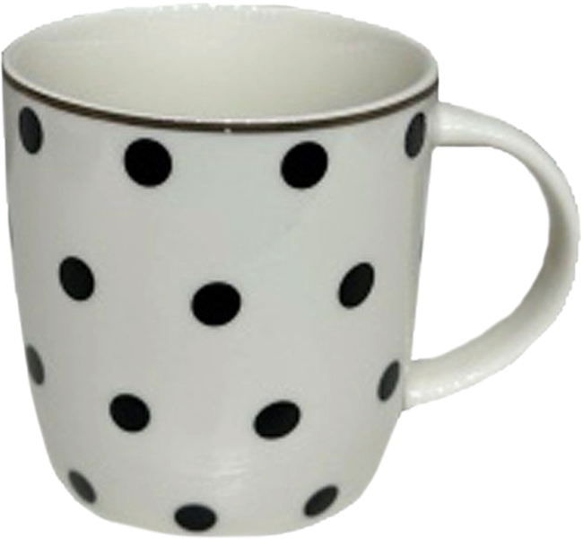 Ceaşcă  Maison - Jolie Rombus, New Bone China, pe puncte, 350 ml