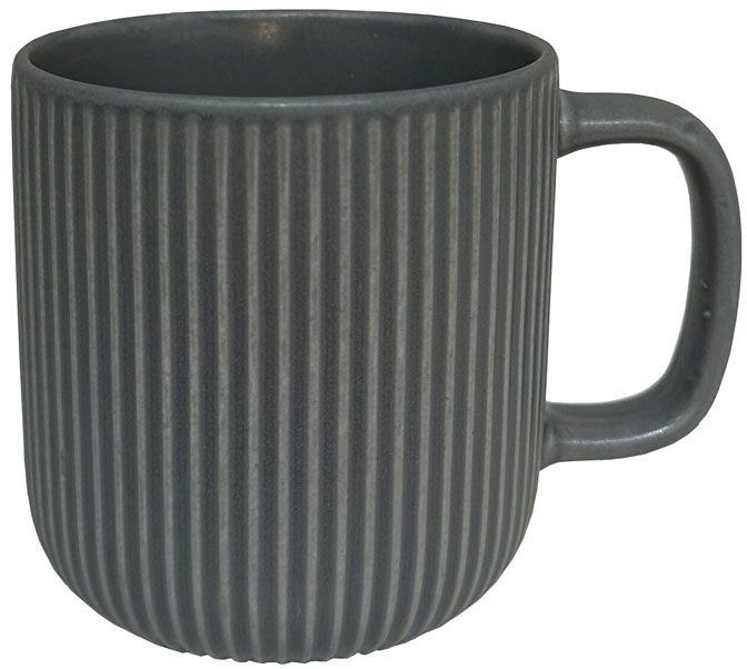 Ceaşcă  Maison - Origo, New Bone China, 360 ml, gri închis