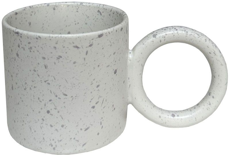 Cană Maison - Terrazzo, 270 ml, alb/gri