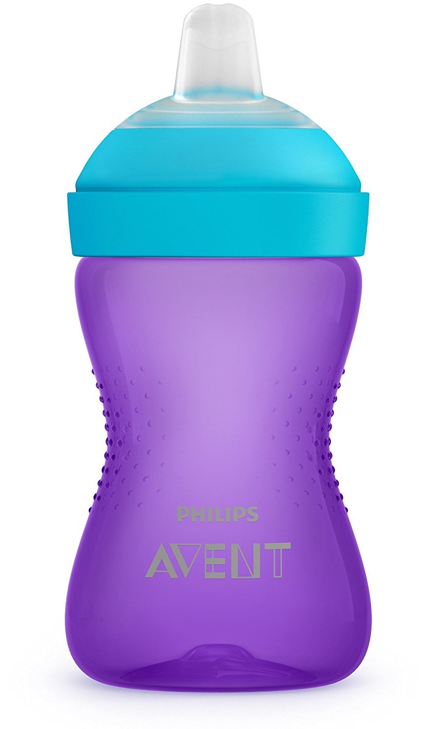 Avent Cana cu tetina moale rezistenta la muscaturi +9luni fete, 300ml SCF802/02 - imagine 3