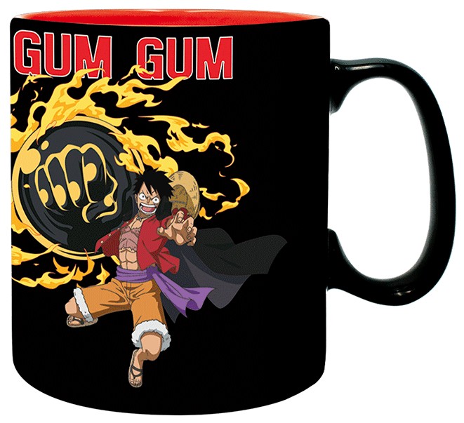 Cană cu efect termic ABYstyle Animation: One Piece - Luffy vs Kaidou, 460 ml