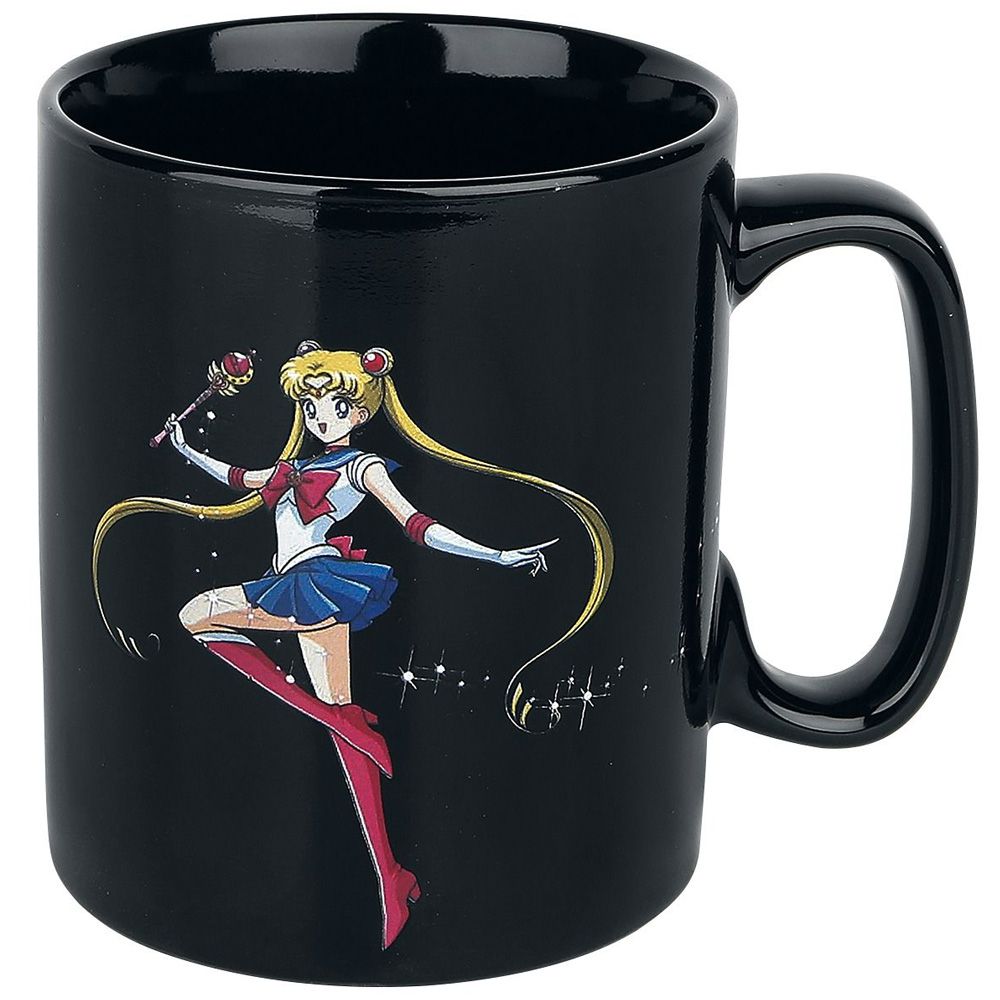 Cana cu efect termo ABYstyle Animation:  Sailor Moon - Sailor & Chibi