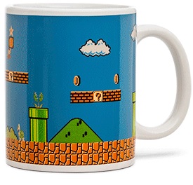 Cupa cu efect termic  Paladone Games: Super Mario Bros - Adventures, 350 ml