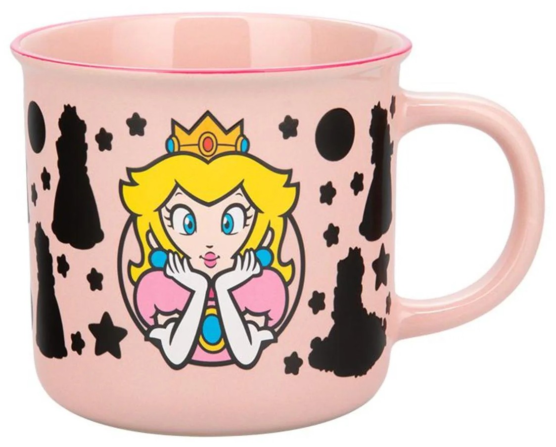 Cană cu efect termic  Paladone Games: Super Mario - Princess Peach