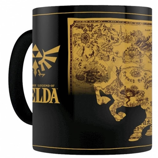 Cana cu efect termic Pyramid Games:  The Legend of Zelda - Map Silhouette