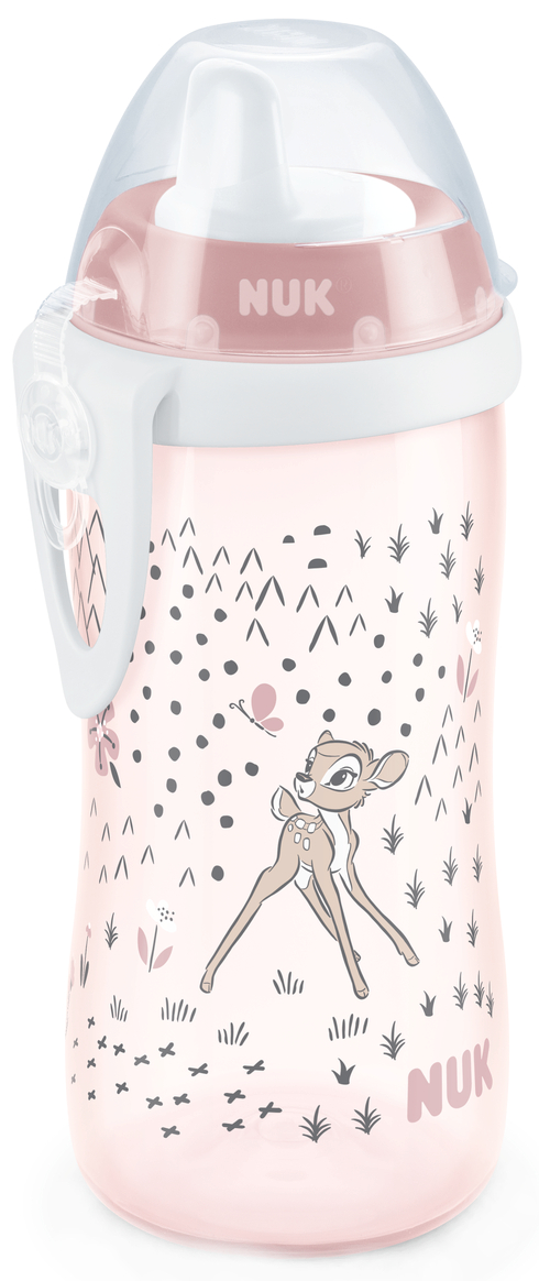 Cană cu cioc tare NUK - Kiddy Cup, 300 ml, Bambi