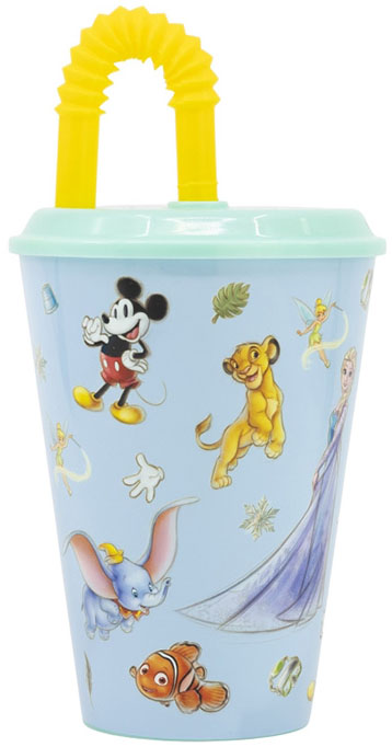 Cană cu pai Stor - Disney, 430 ml