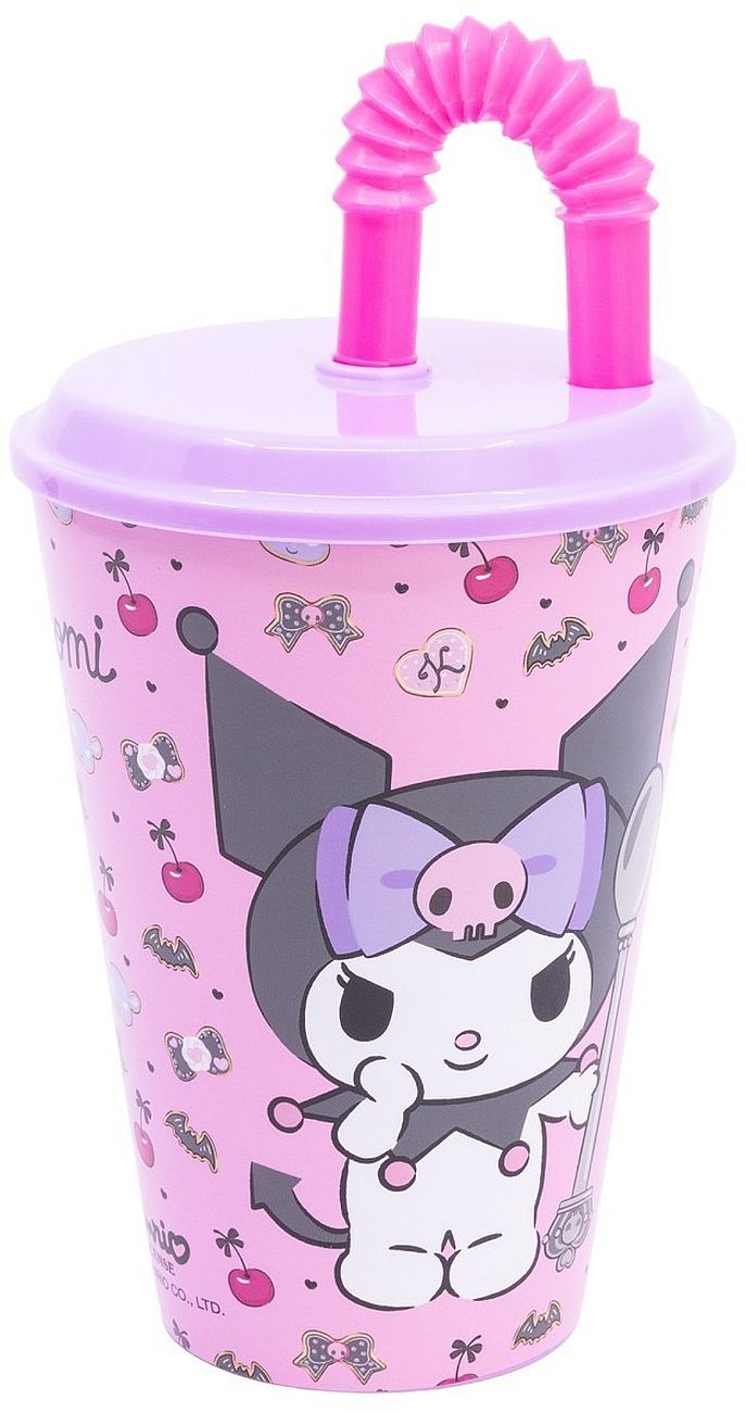 Cană cu pai Stor Kuromi – 430 ml