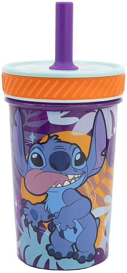 Cană cu un păi  Stor Stitch - Aloha, 370 ml