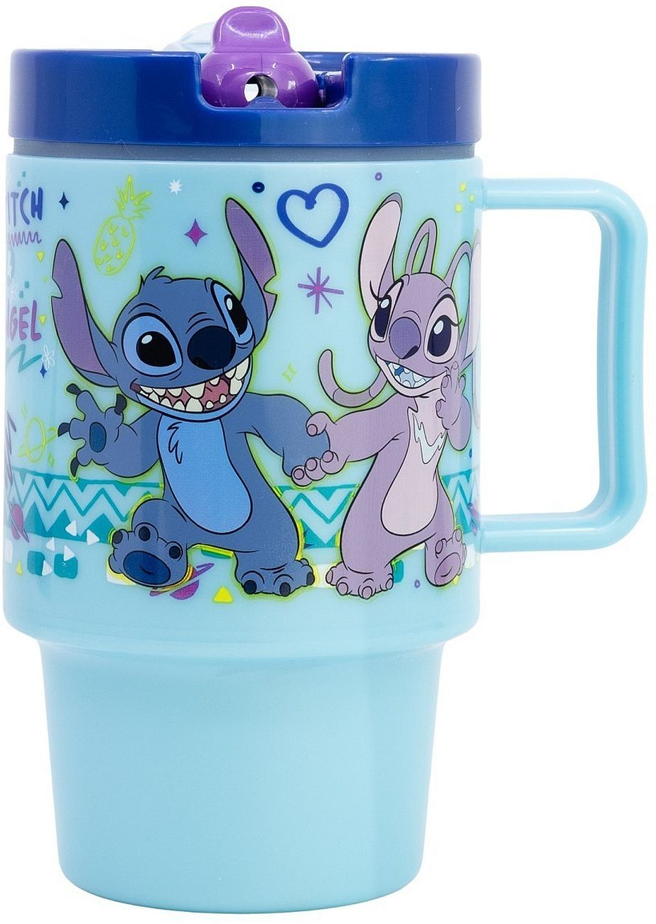 Cană cu pai Stor Stitch - Drawing, 530 ml
