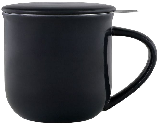 Ceașcă de ceai cu strecurătoare Viva Scandinavia - Minima Midnight, 350 ml