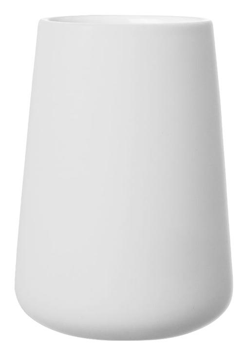 Pahar pentru periuțe de dinți Estia - Fjord, 8.5 х 8.5 х 12.5 cm, White