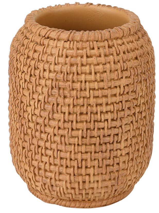 Pahar pentru periuțe de dinți Estia - Rope, 8 x 8 x 9.9 cm