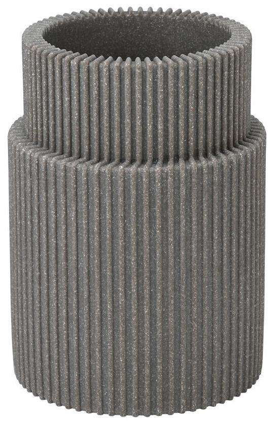 Pahar pentru periuțe de dinți Estia - Wire, 8.2 х 8.2 х 11.2 cm, gri